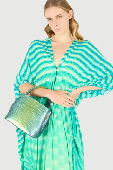 Roberto Cavalli Roar Bag With Crocodile Print | Thumbnail 2 Roberto Cavalli Roar Bag With Crocodile Print | Thumbnail 2