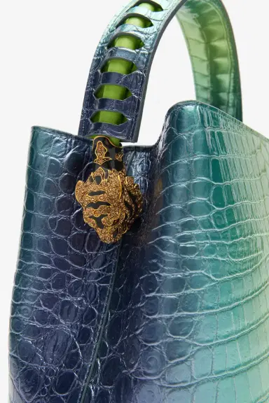 Roberto Cavalli Roar Bag With Crocodile Print | Thumbnail 4 Roberto Cavalli Roar Bag With Crocodile Print | Thumbnail 4
