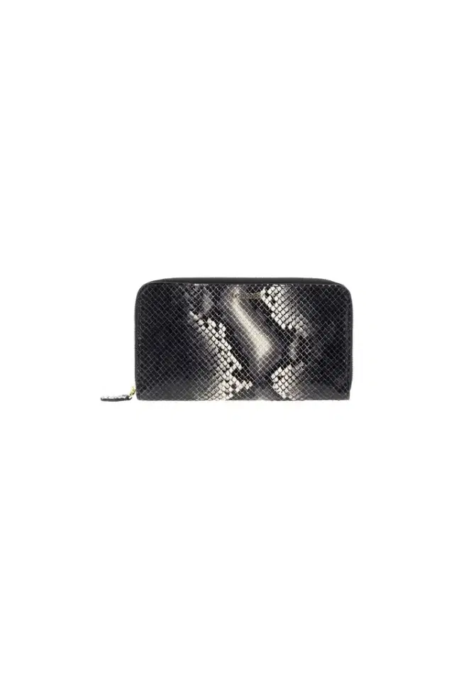 Roberto Cavalli Logo-print leather wallet
