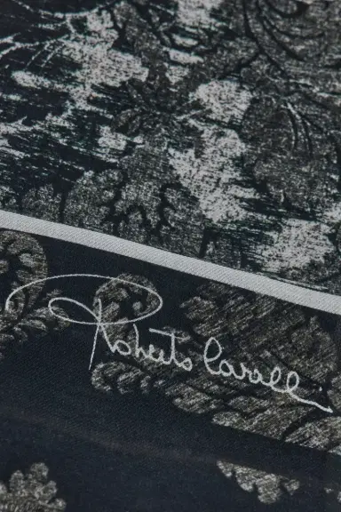 Roberto Cavalli Shawl with Brocade Print | Thumbnail 2