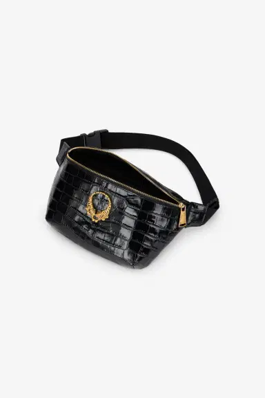Roberto Cavalli Roar Belt Bag Black Leather | Thumbnail 7 Roberto Cavalli Roar Belt Bag Black Leather | Thumbnail 7