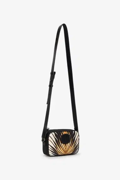 Roberto Cavalli Camera Bag With Ray Of Gold Print | Thumbnail 4