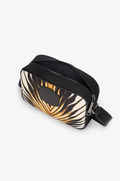 Roberto Cavalli Camera Bag With Ray Of Gold Print | Thumbnail 5