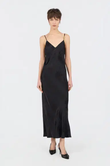 Roberto Cavalli Natural Barb Print Midi Dress | Thumbnail 2