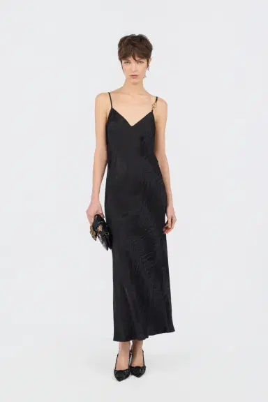 Roberto Cavalli Natural Barb Print Midi Dress | Thumbnail 6