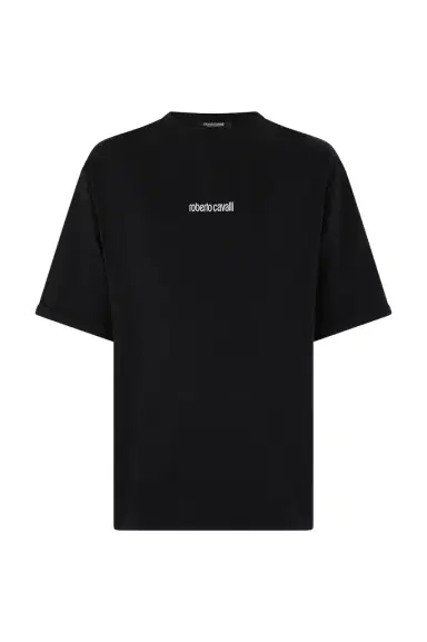 Roberto Cavalli Cotton T-Shirt With Tigers And Logo | Thumbnail 1 Roberto Cavalli Cotton T-Shirt With Tigers And Logo | Thumbnail 1