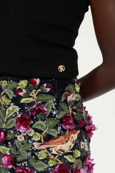 Roberto Cavalli Black Open-Shoulder Knitted Top | Thumbnail 5 Roberto Cavalli Black Open-Shoulder Knitted Top | Thumbnail 5