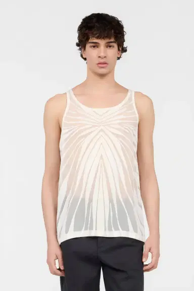 Roberto Cavalli Top With Ray Devoré Print | Thumbnail 2 Roberto Cavalli Top With Ray Devoré Print | Thumbnail 2