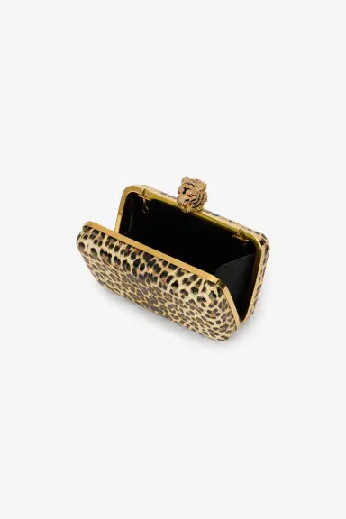 Roberto Cavalli Leopard Print Roar Clutch Bag | Thumbnail 7