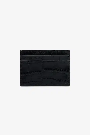 Roberto Cavalli Black Card Case with Roar Hardware | Thumbnail 2 Roberto Cavalli Black Card Case with Roar Hardware | Thumbnail 2