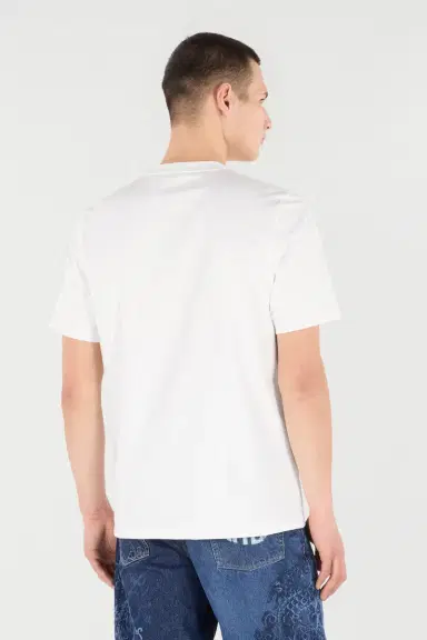 Roberto Cavalli T-Shirt With Mirror Snake Monogram | Thumbnail 3