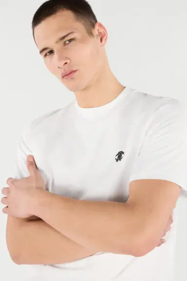 Roberto Cavalli T-Shirt With Mirror Snake Monogram | Thumbnail 5