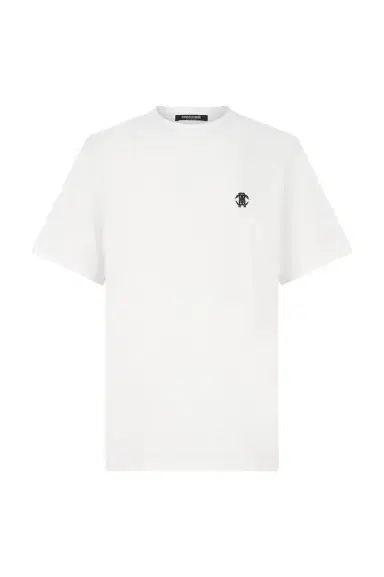Roberto Cavalli T-Shirt With Mirror Snake Monogram | Thumbnail 1