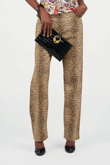 Roberto Cavalli Crocodile-embossed leather clutch | Thumbnail 2 Roberto Cavalli Crocodile-embossed leather clutch | Thumbnail 2