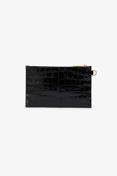 Roberto Cavalli Crocodile-embossed leather clutch | Thumbnail 3 Roberto Cavalli Crocodile-embossed leather clutch | Thumbnail 3