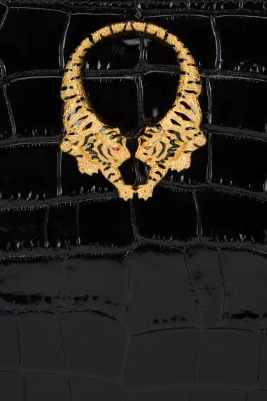 Roberto Cavalli Crocodile-embossed leather clutch | Thumbnail 5 Roberto Cavalli Crocodile-embossed leather clutch | Thumbnail 5