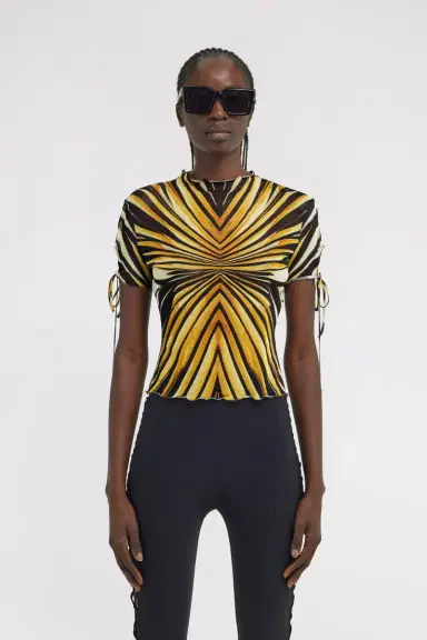 Roberto Cavalli Ray Of Gold Print T-shirt | Thumbnail 2 Roberto Cavalli Ray Of Gold Print T-shirt | Thumbnail 2