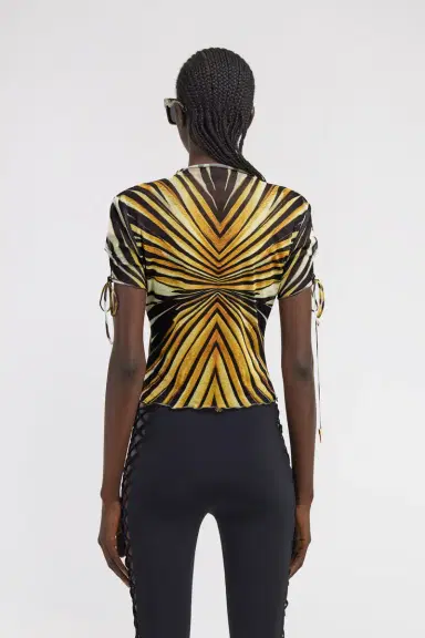 Roberto Cavalli Ray Of Gold Print T-shirt | Thumbnail 3 Roberto Cavalli Ray Of Gold Print T-shirt | Thumbnail 3