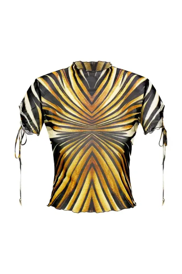 Ray Of Gold Print T-shirt