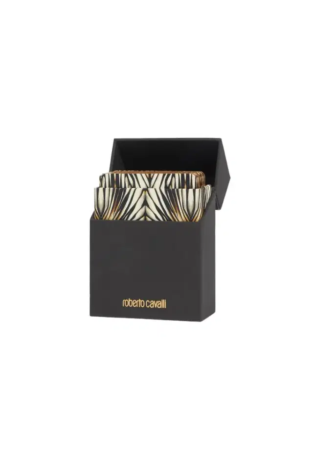 Roberto Cavalli Ray Of Gold Print Playing Cards