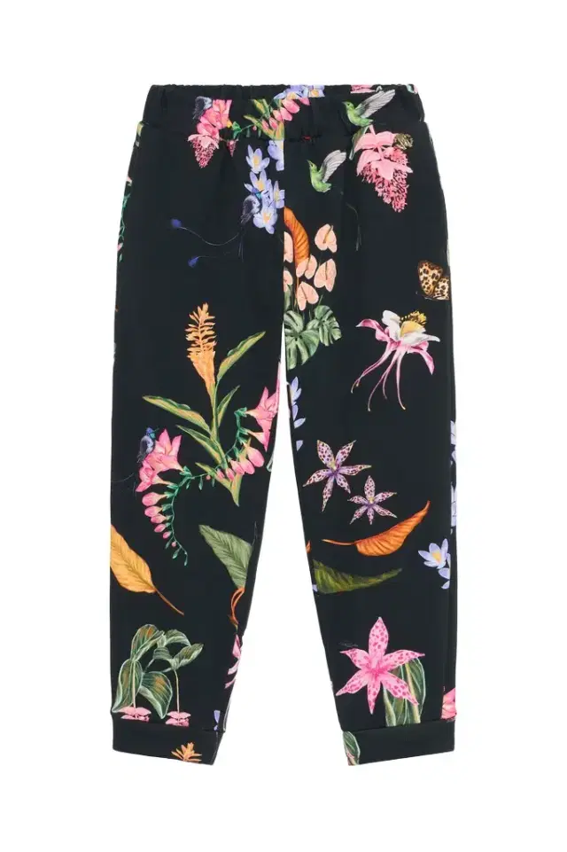 Roberto Cavalli Floral cotton pants