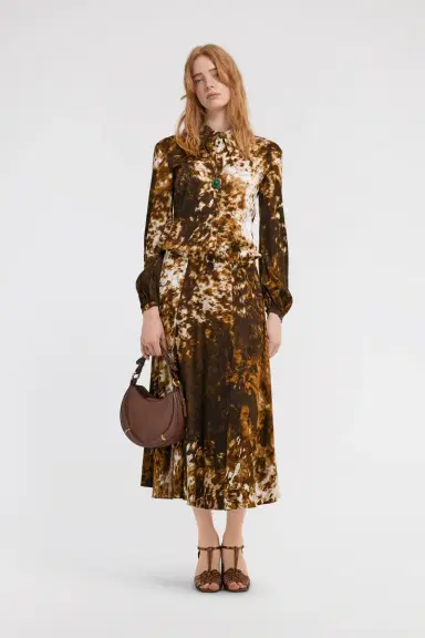Roberto Cavalli Appaloosa Print Shirt Dress | Thumbnail 5