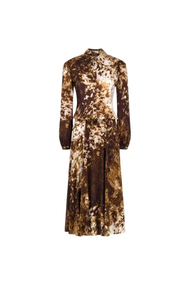 Roberto Cavalli Appaloosa Print Shirt Dress