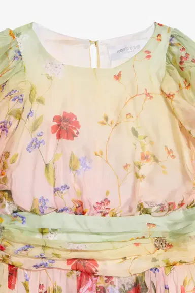 Roberto Cavalli Miami Flowers Print Dress | Thumbnail 3 Roberto Cavalli Miami Flowers Print Dress | Thumbnail 3