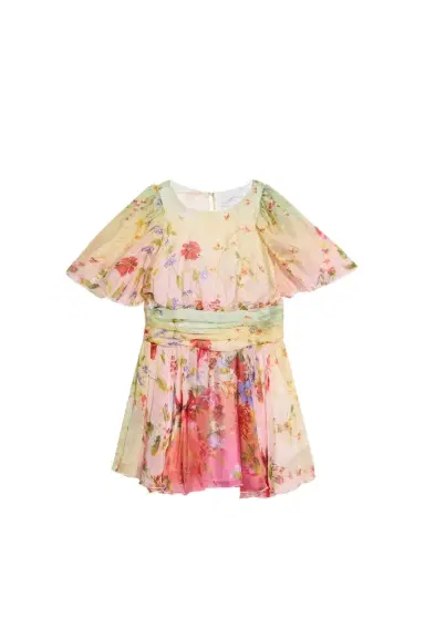 Roberto Cavalli Miami Flowers Print Dress | Thumbnail 1 Roberto Cavalli Miami Flowers Print Dress | Thumbnail 1
