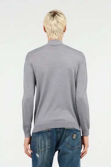 Roberto Cavalli Grey Sweater with Logo | Thumbnail 3