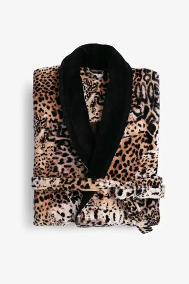 Roberto Cavalli Jaguar Skin Print Bath Robe | Thumbnail 5 Roberto Cavalli Jaguar Skin Print Bath Robe | Thumbnail 5
