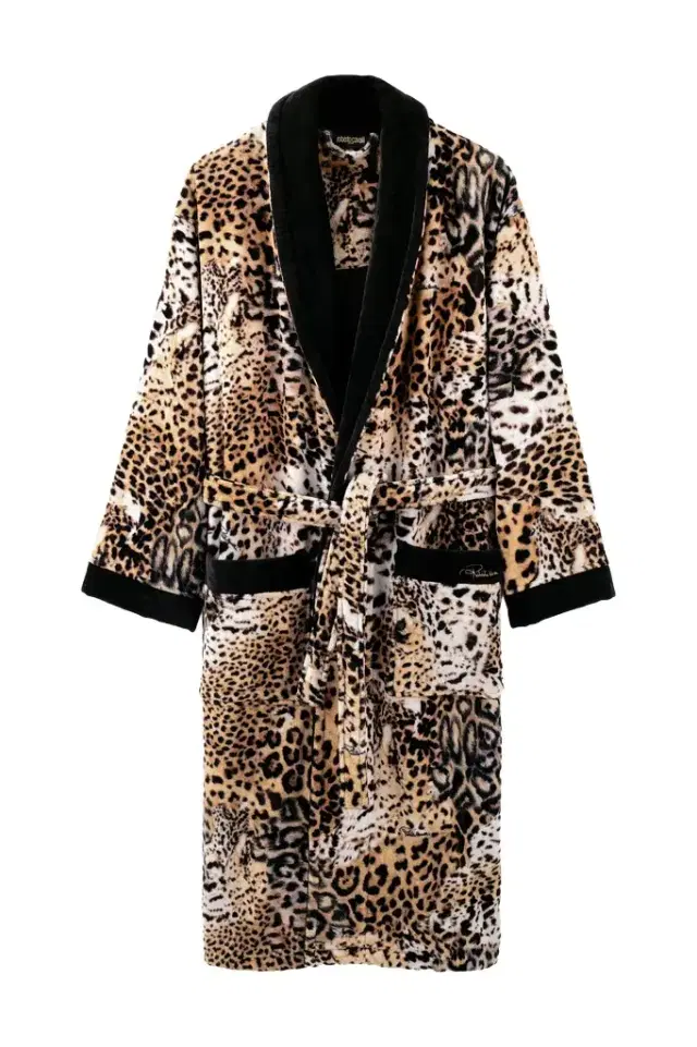 Jaguar Skin Print Bath Robe