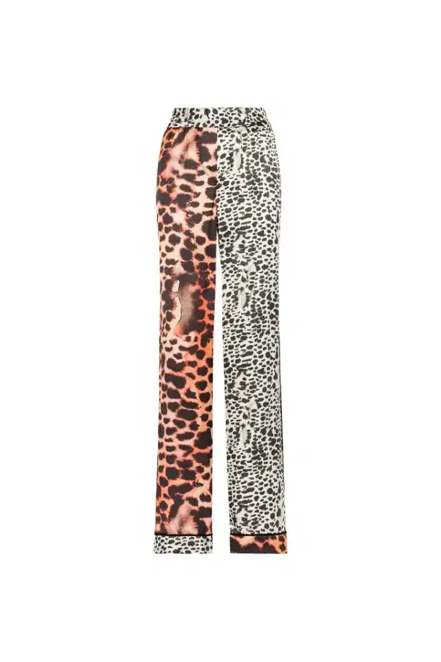 Roberto Cavalli Murena Print Silk Blend Trousers
