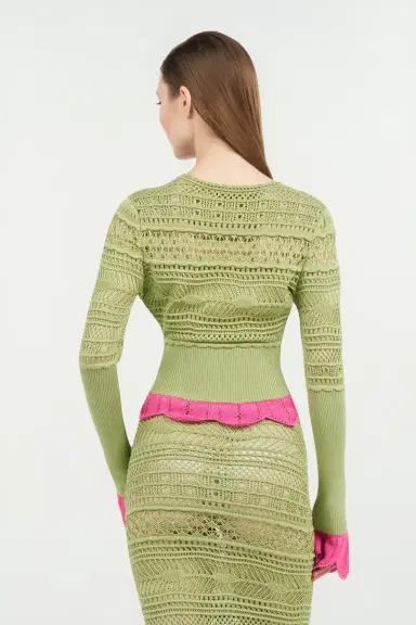 Roberto Cavalli Knit cardigan with contrast details | Thumbnail 3