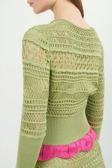 Roberto Cavalli Knit cardigan with contrast details | Thumbnail 6