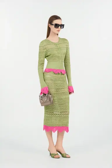 Roberto Cavalli Knit cardigan with contrast details | Thumbnail 7