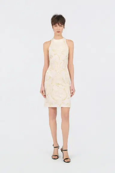 Roberto Cavalli Ornamental White Print Dress | Thumbnail 2 Roberto Cavalli Ornamental White Print Dress | Thumbnail 2