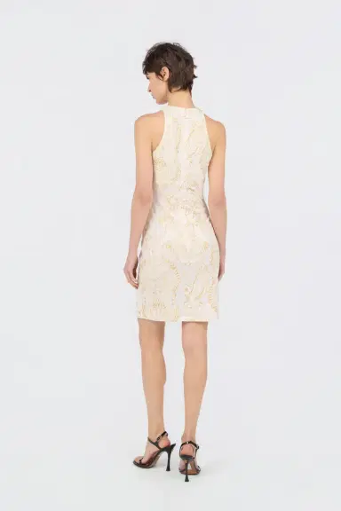 Roberto Cavalli Ornamental White Print Dress | Thumbnail 3 Roberto Cavalli Ornamental White Print Dress | Thumbnail 3