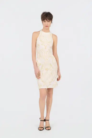 Roberto Cavalli Ornamental White Print Dress | Thumbnail 6 Roberto Cavalli Ornamental White Print Dress | Thumbnail 6