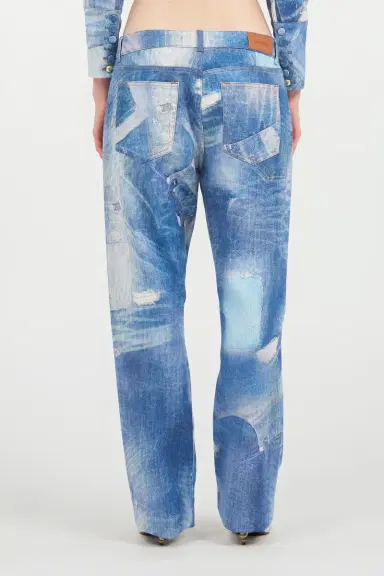 Roberto Cavalli Patchwork Denim Jeans | Thumbnail 3