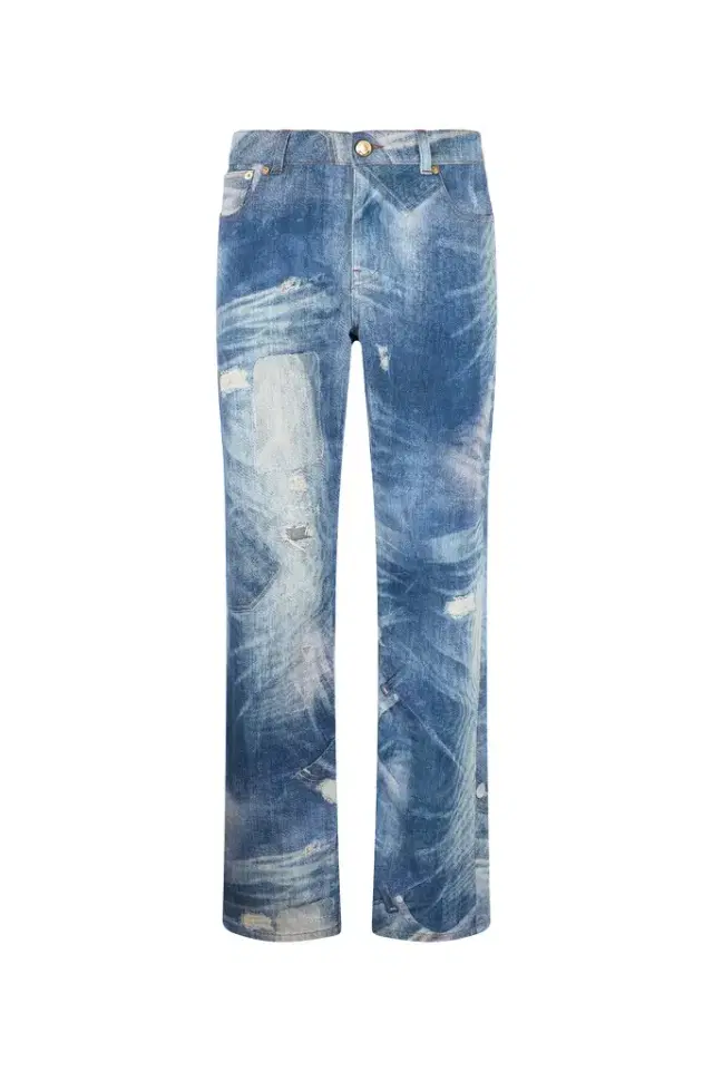 Roberto Cavalli Patchwork Denim Jeans