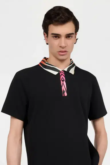 Roberto Cavalli Ray Of Paradise Print Polo | Thumbnail 4