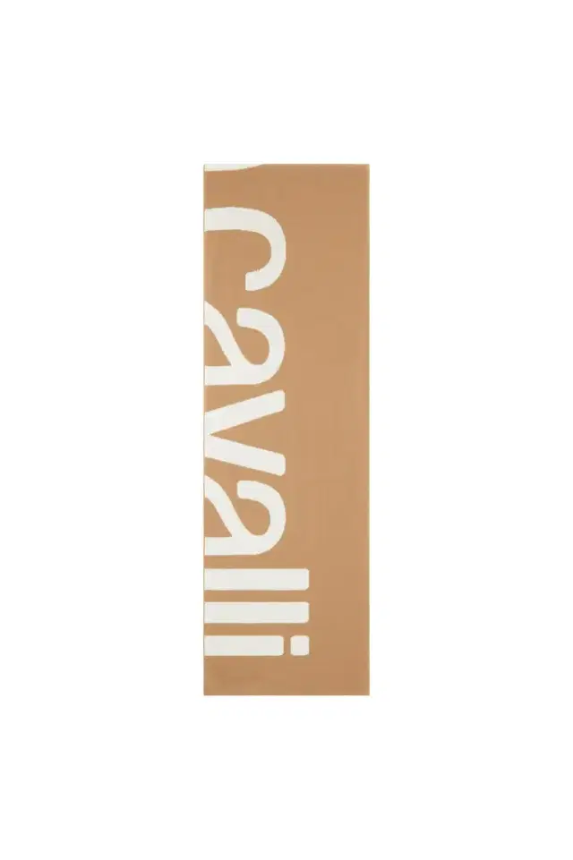 Roberto Cavalli Wool Blend Scarf with Logo