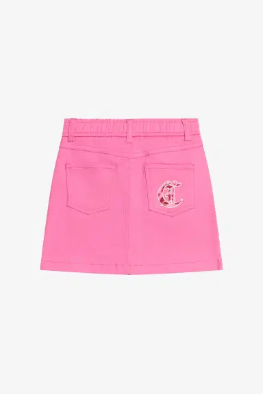 Roberto Cavalli Pink Cotton Miniskirt | Thumbnail 2 Roberto Cavalli Pink Cotton Miniskirt | Thumbnail 2