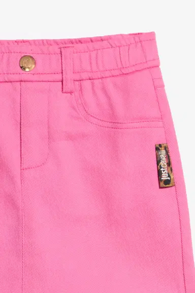 Roberto Cavalli Pink Cotton Miniskirt | Thumbnail 3 Roberto Cavalli Pink Cotton Miniskirt | Thumbnail 3