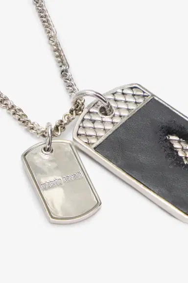 Roberto Cavalli Necklace With Chain And Double Pendant | Thumbnail 5