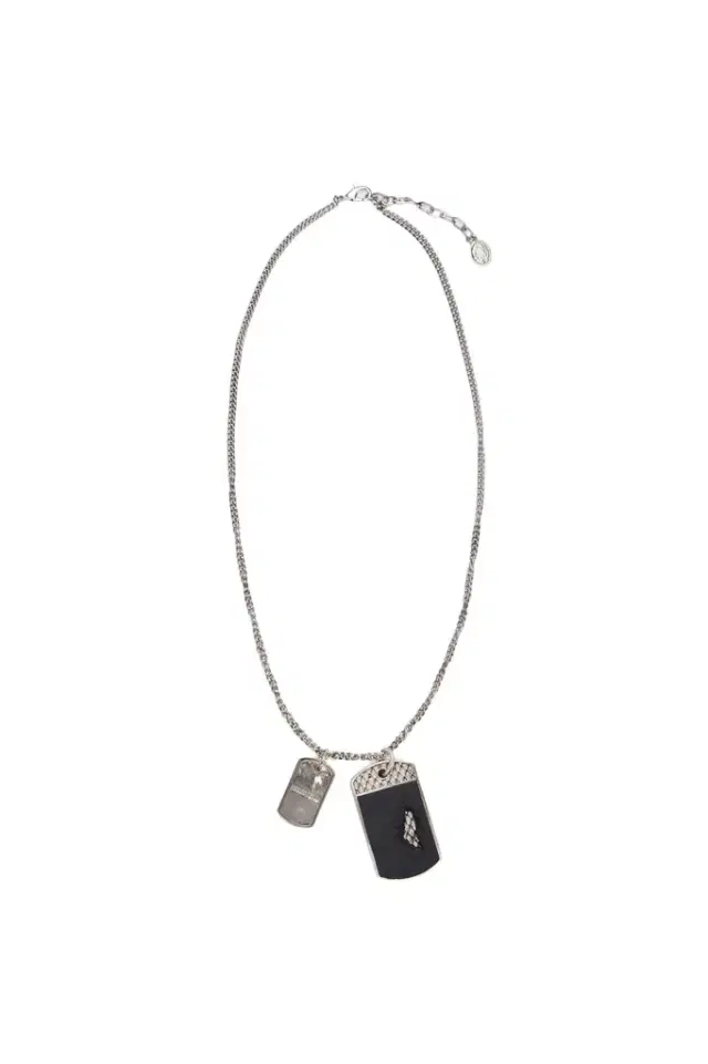 Roberto Cavalli Necklace With Chain And Double Pendant