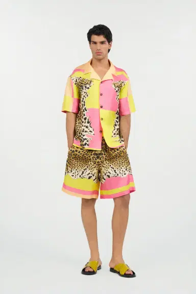 Roberto Cavalli Cavalli Pop Print Silk Shirt | Thumbnail 7 Roberto Cavalli Cavalli Pop Print Silk Shirt | Thumbnail 7