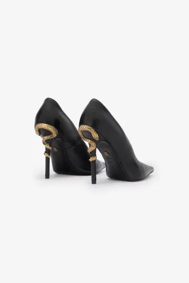 Roberto Cavalli Serpentine leather pump | Thumbnail 3 Roberto Cavalli Serpentine leather pump | Thumbnail 3