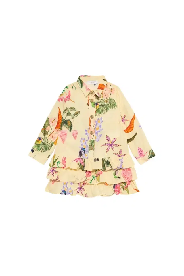 Roberto Cavalli Floral cotton dress